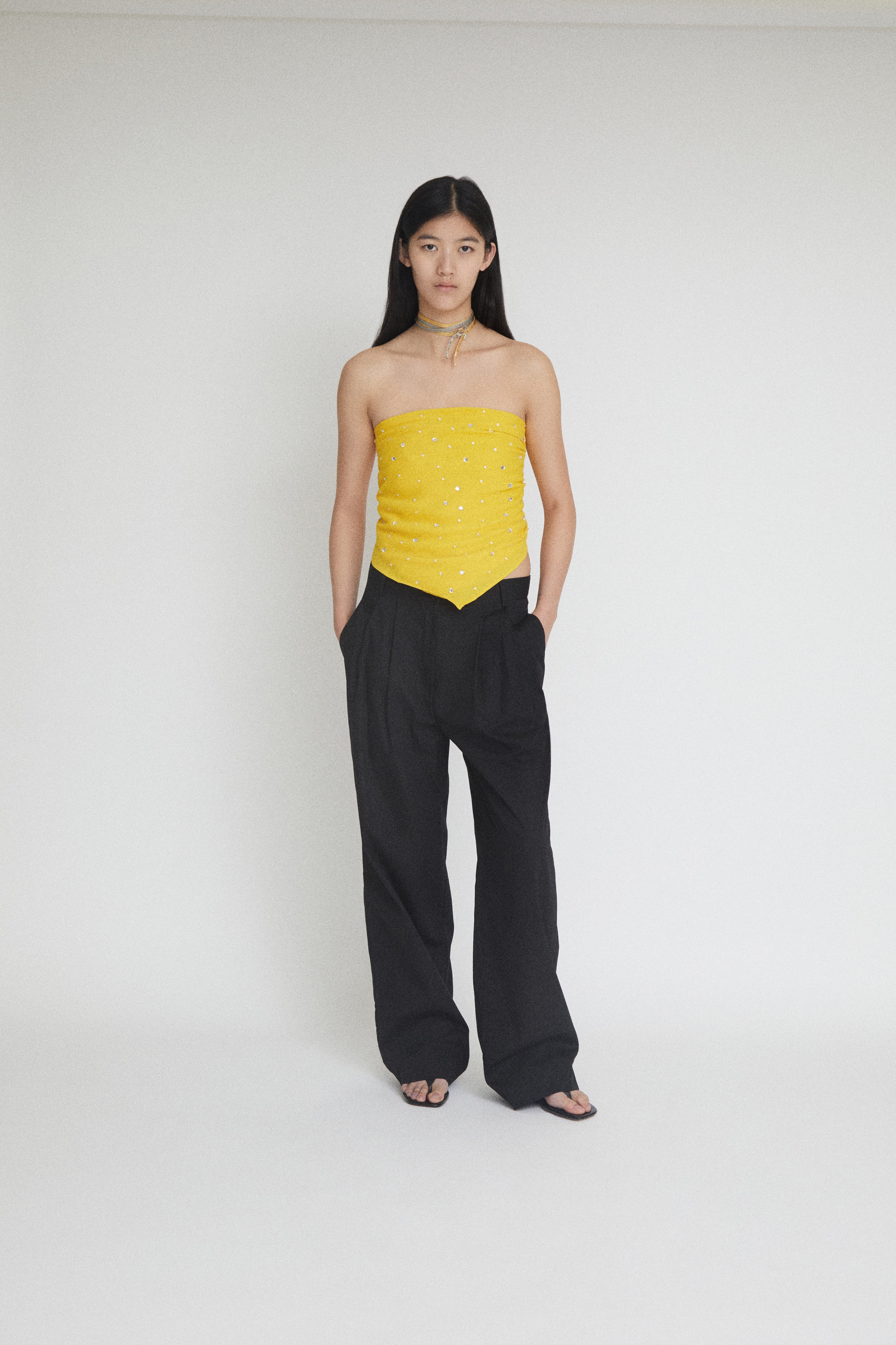 SCARF BANDEAU TOP III
