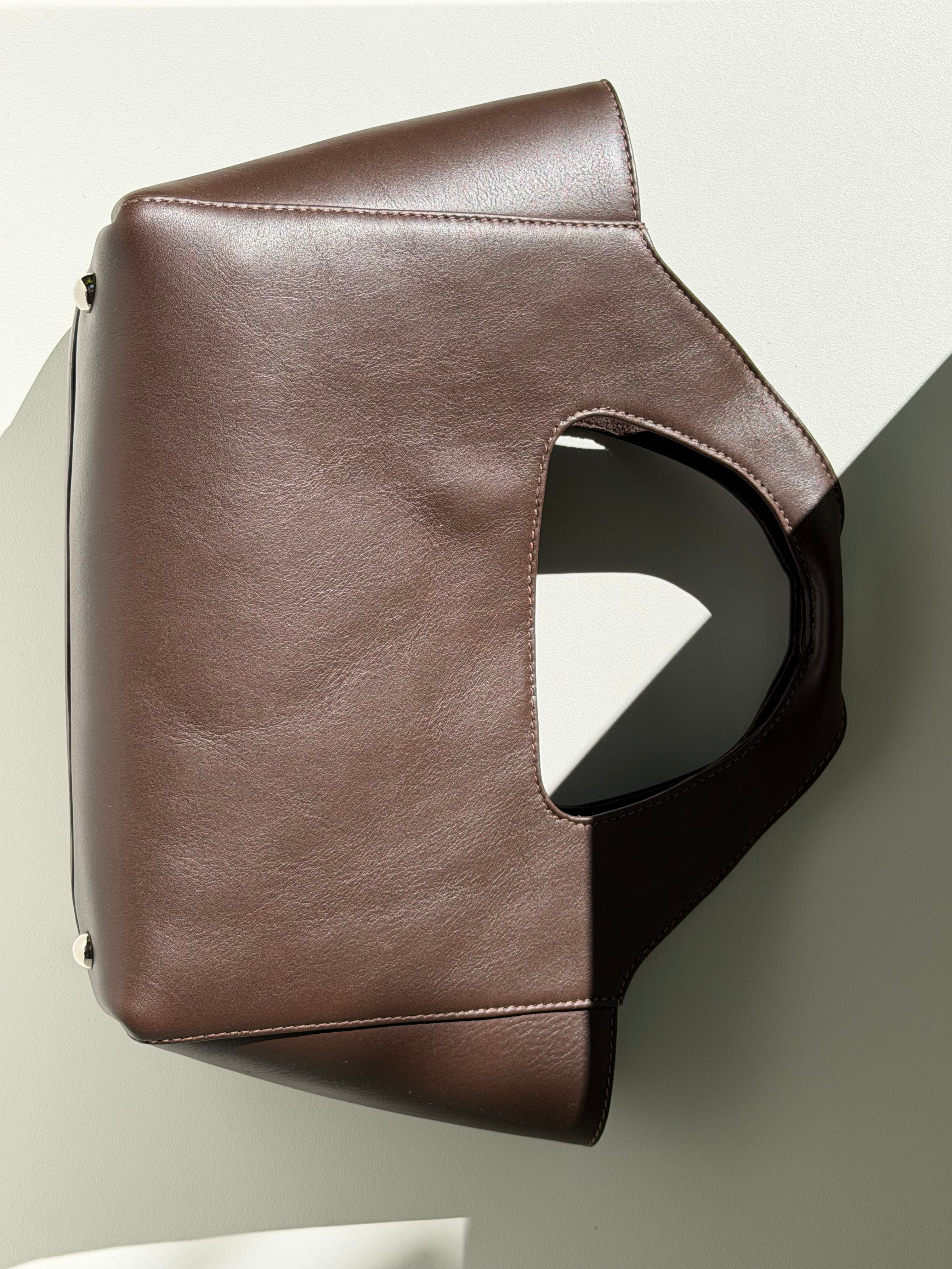 "Porter Tout" bag in chocolate