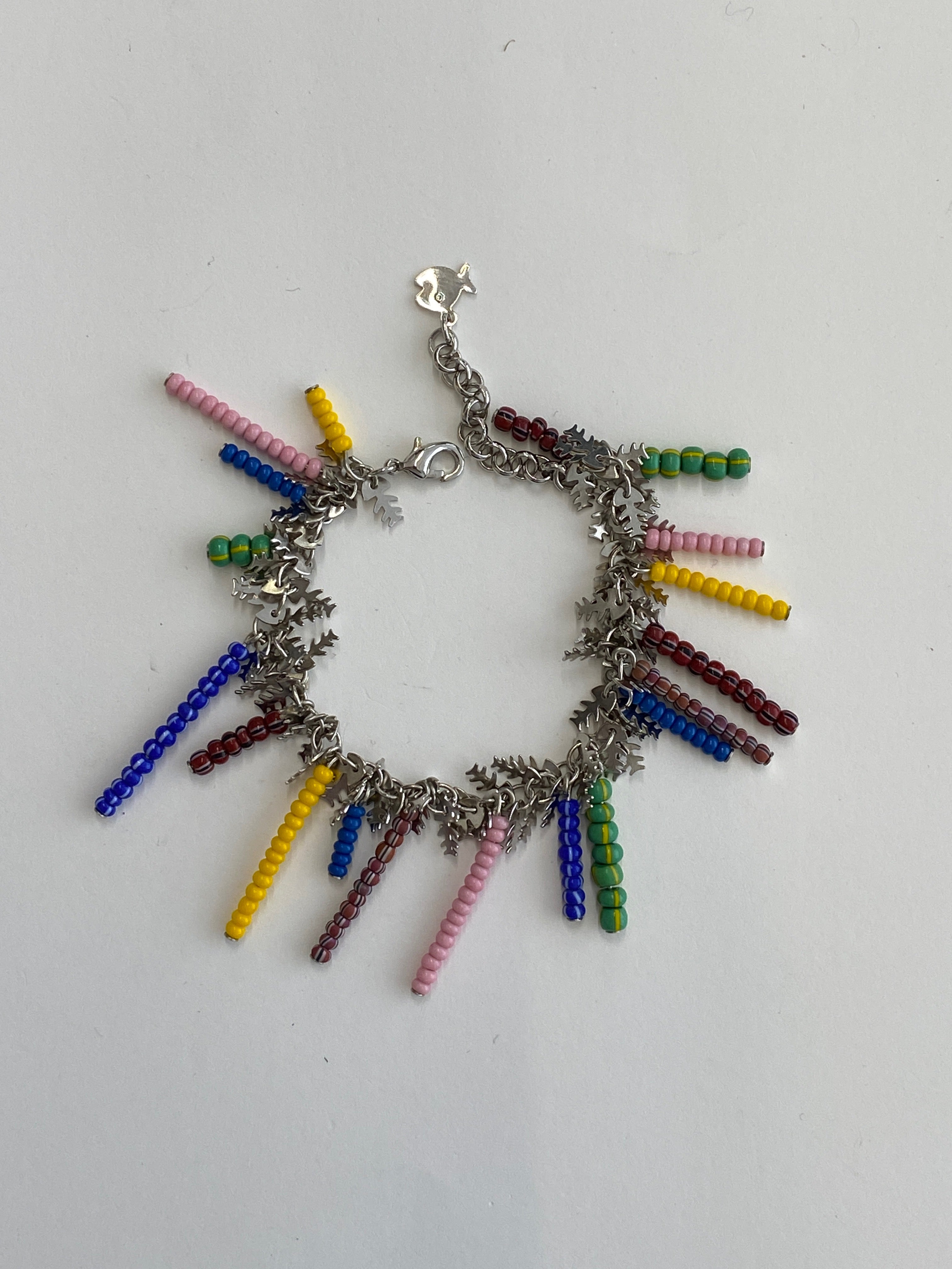 LITTLE FISH AND MULTI BEAD BRACELET