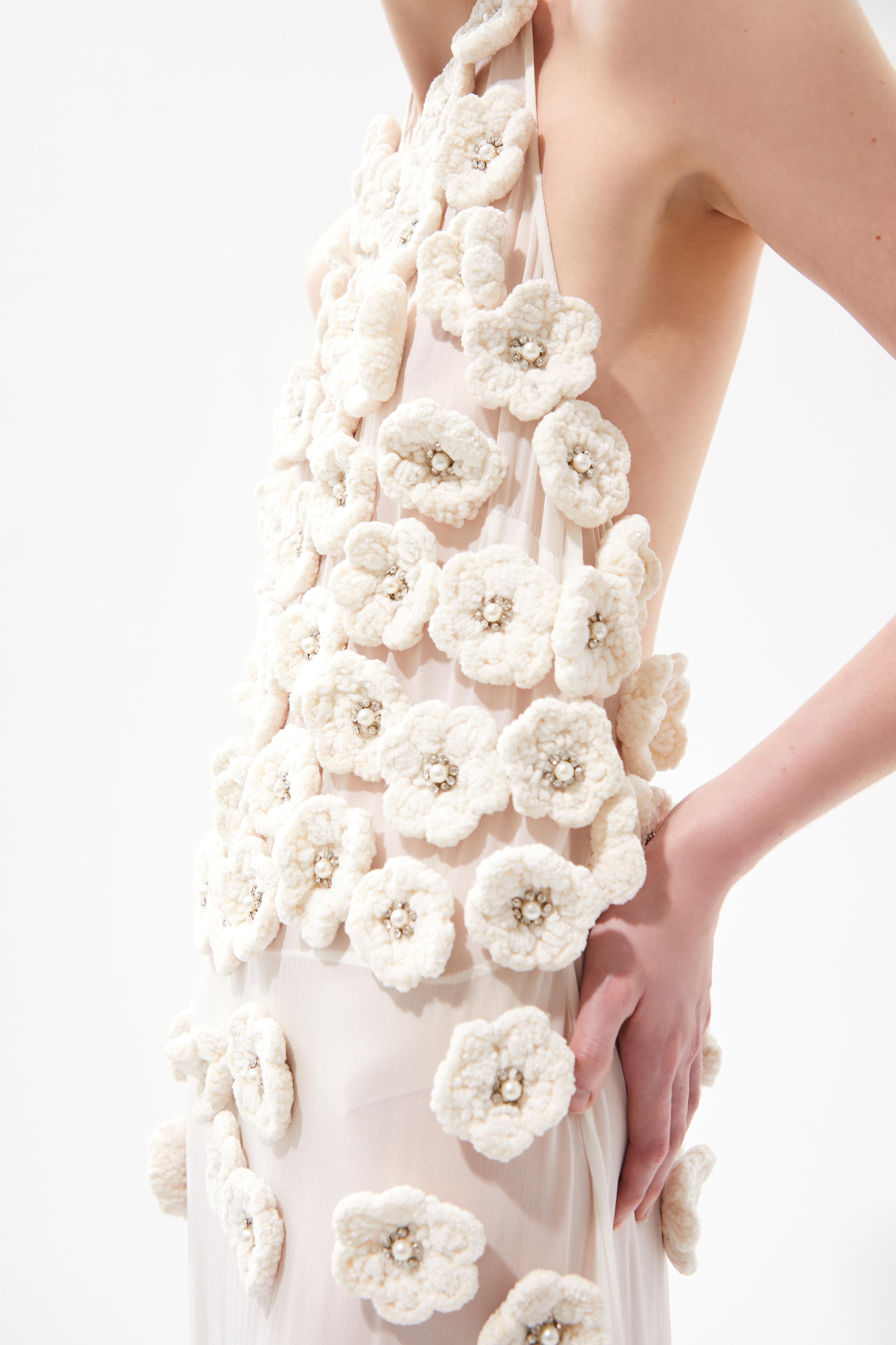 FELLINI BLANC HALTER DRESS I