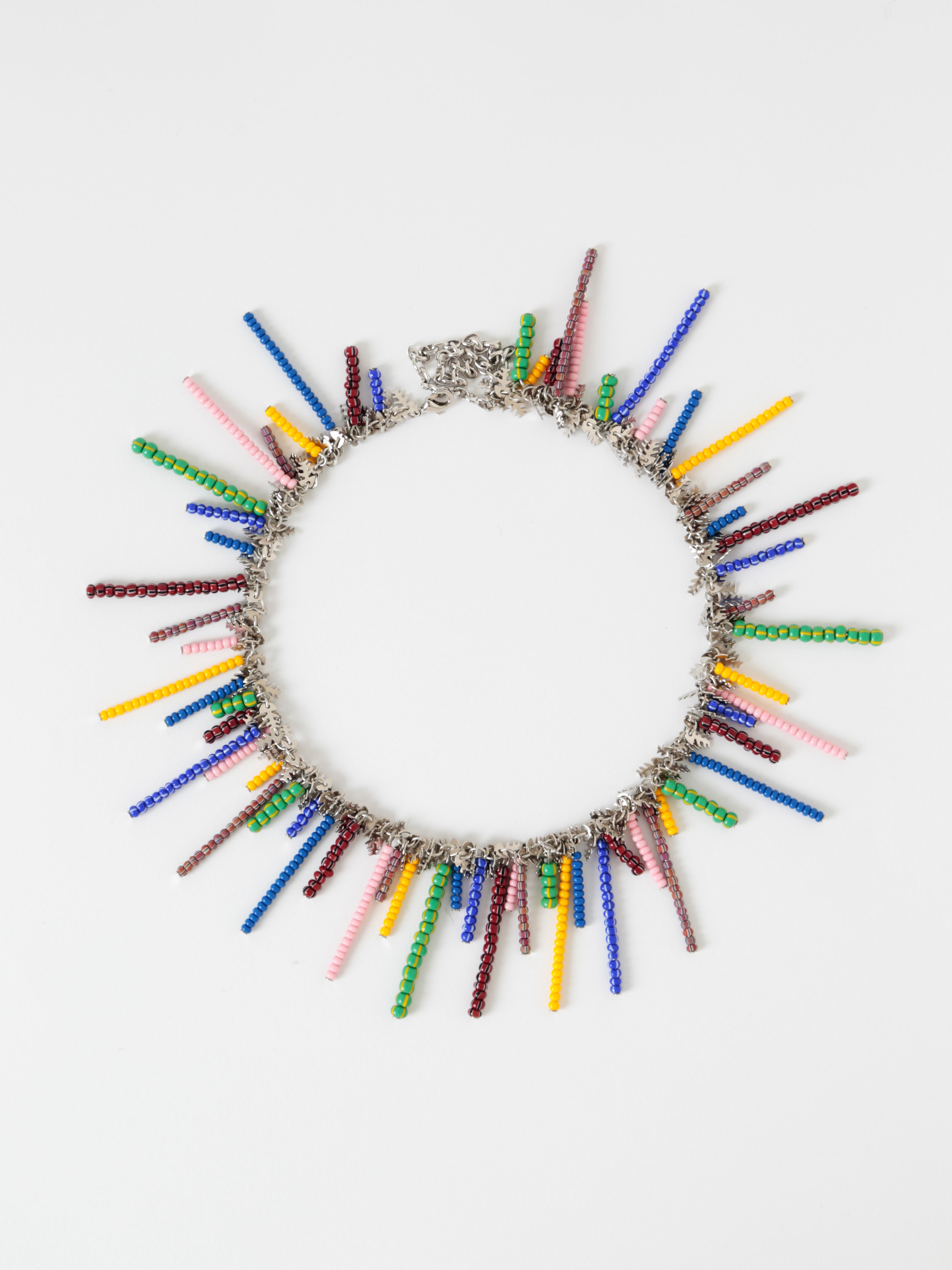 LITTLE FISH AND MULTI BEAD NECKLACE