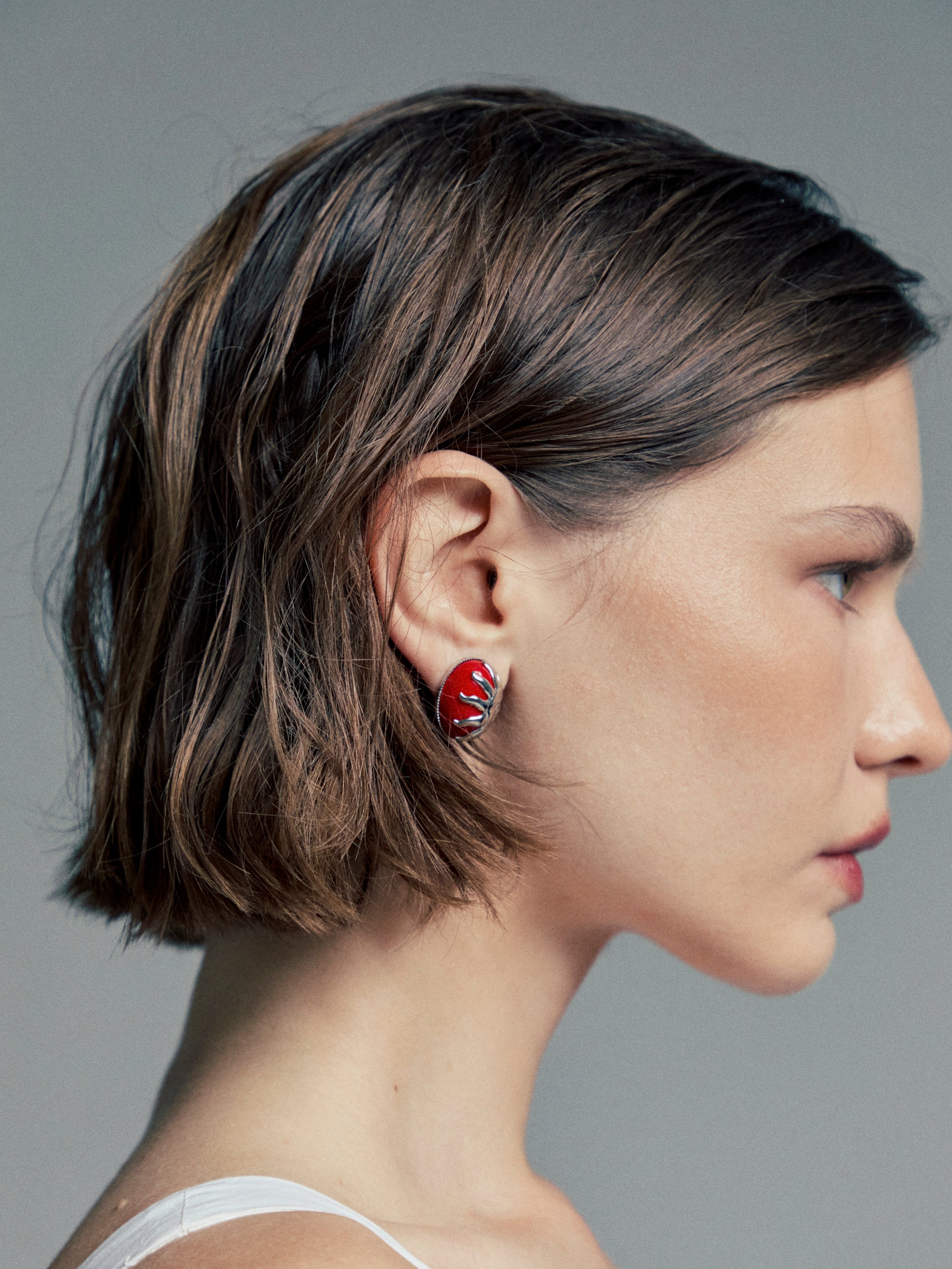 RED SUN EARRINGS